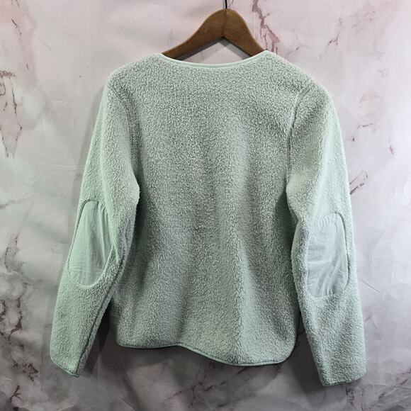 Duluth Sweater Womens Small Blue Softmore Fleece Crew Neck Pullover Pocket - Picture 5 of 12